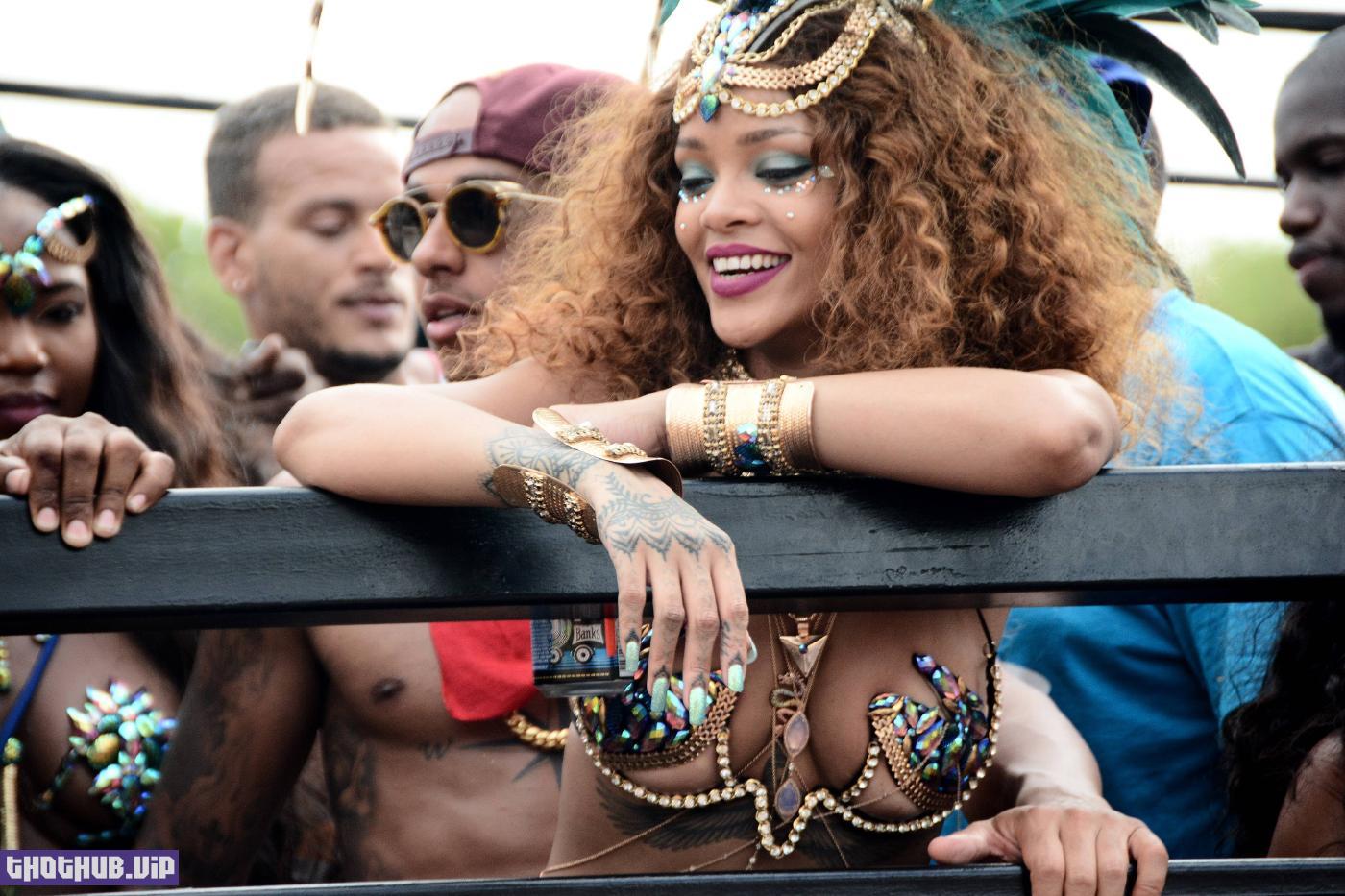 Rihanna Nip Slip Public Bikini Festival Photos Leaked 50