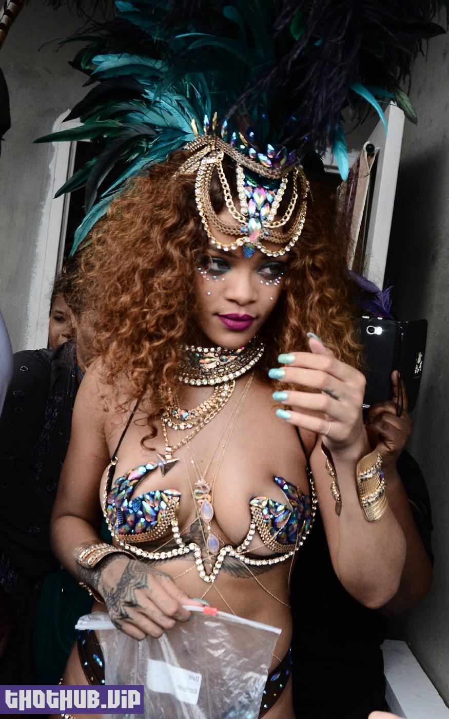Rihanna Nip Slip Public Bikini Festival Photos Leaked 53