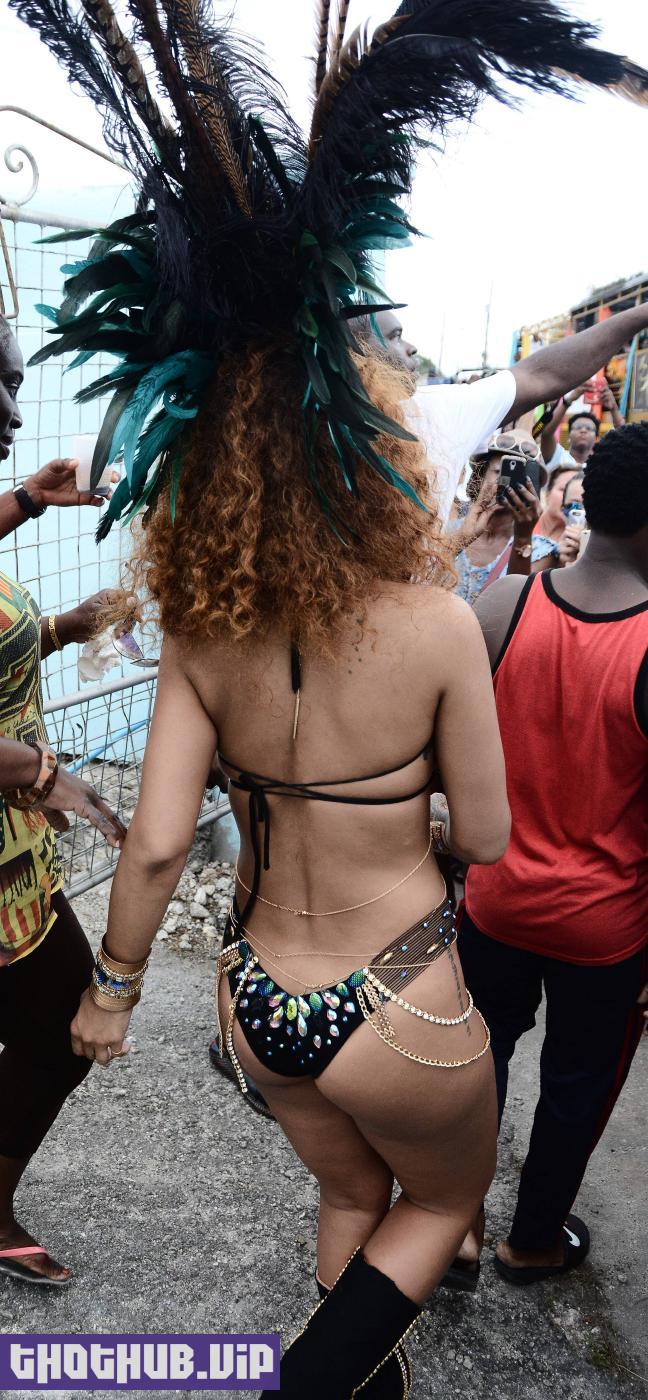 Rihanna Nip Slip Public Bikini Festival Photos Leaked 57