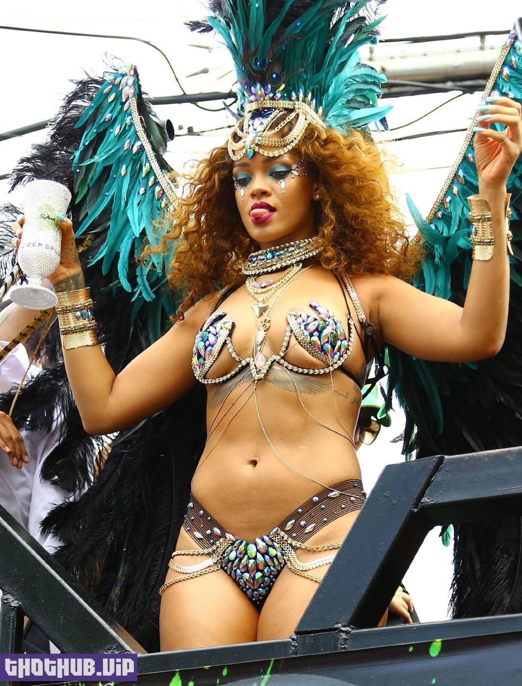 Rihanna Nip Slip Public Bikini Festival Photos Leaked 59