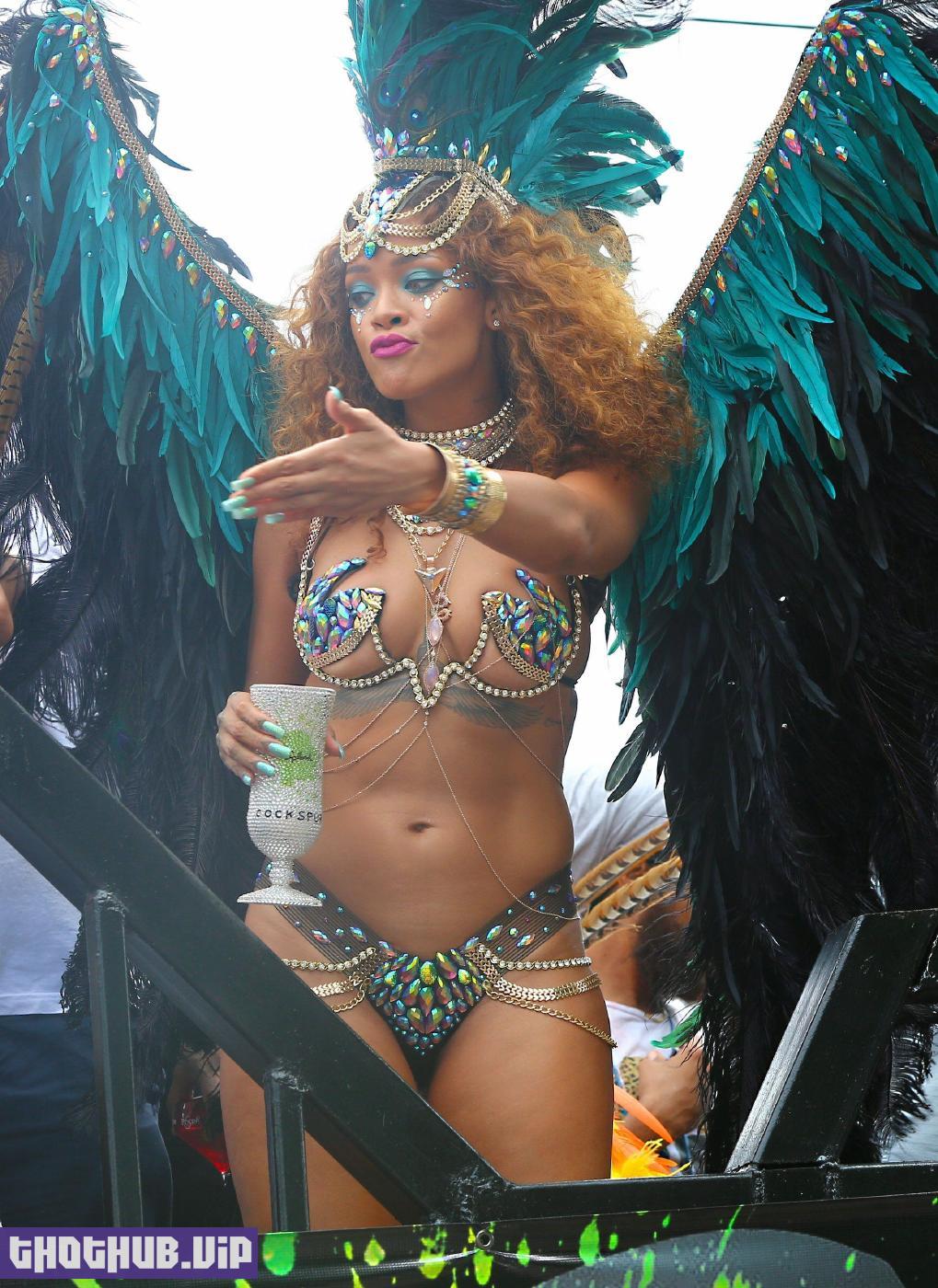 Rihanna Nip Slip Public Bikini Festival Photos Leaked 61