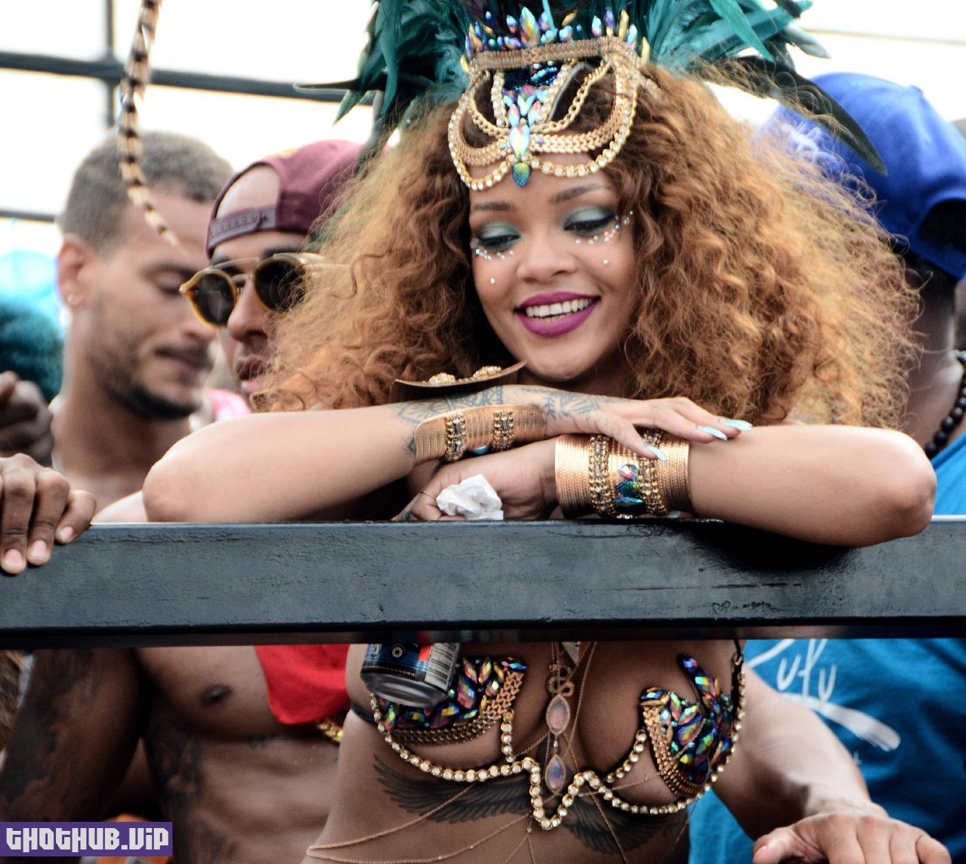 Rihanna Nip Slip Public Bikini Festival Photos Leaked 63