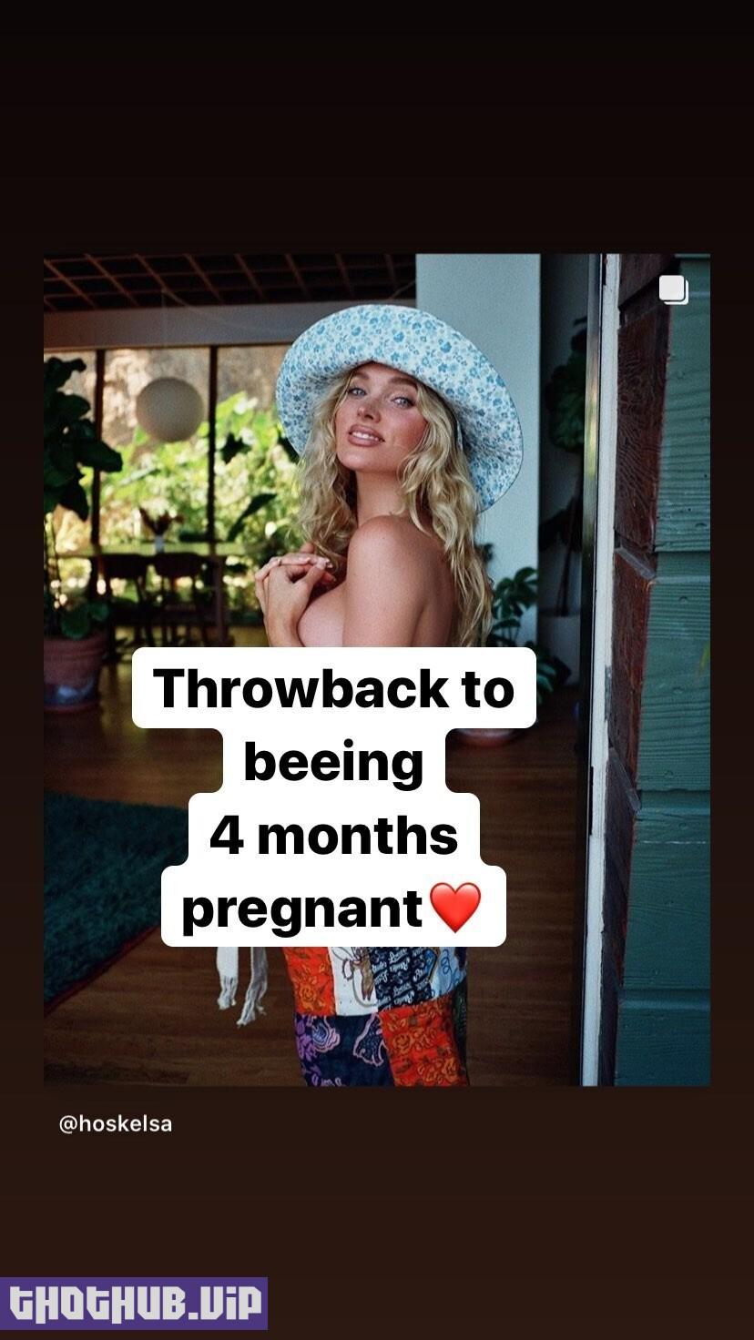 Elsa Hosk Pregnant And Topless Covered 8 Photos