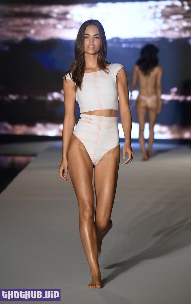 Robin Holzken at Sports Illustrated Swimsuit Runway Show 2019