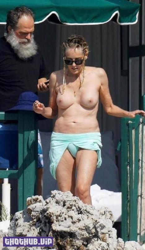 1662688451 692 Sharon Stone Topless On The Beach 12 Photos