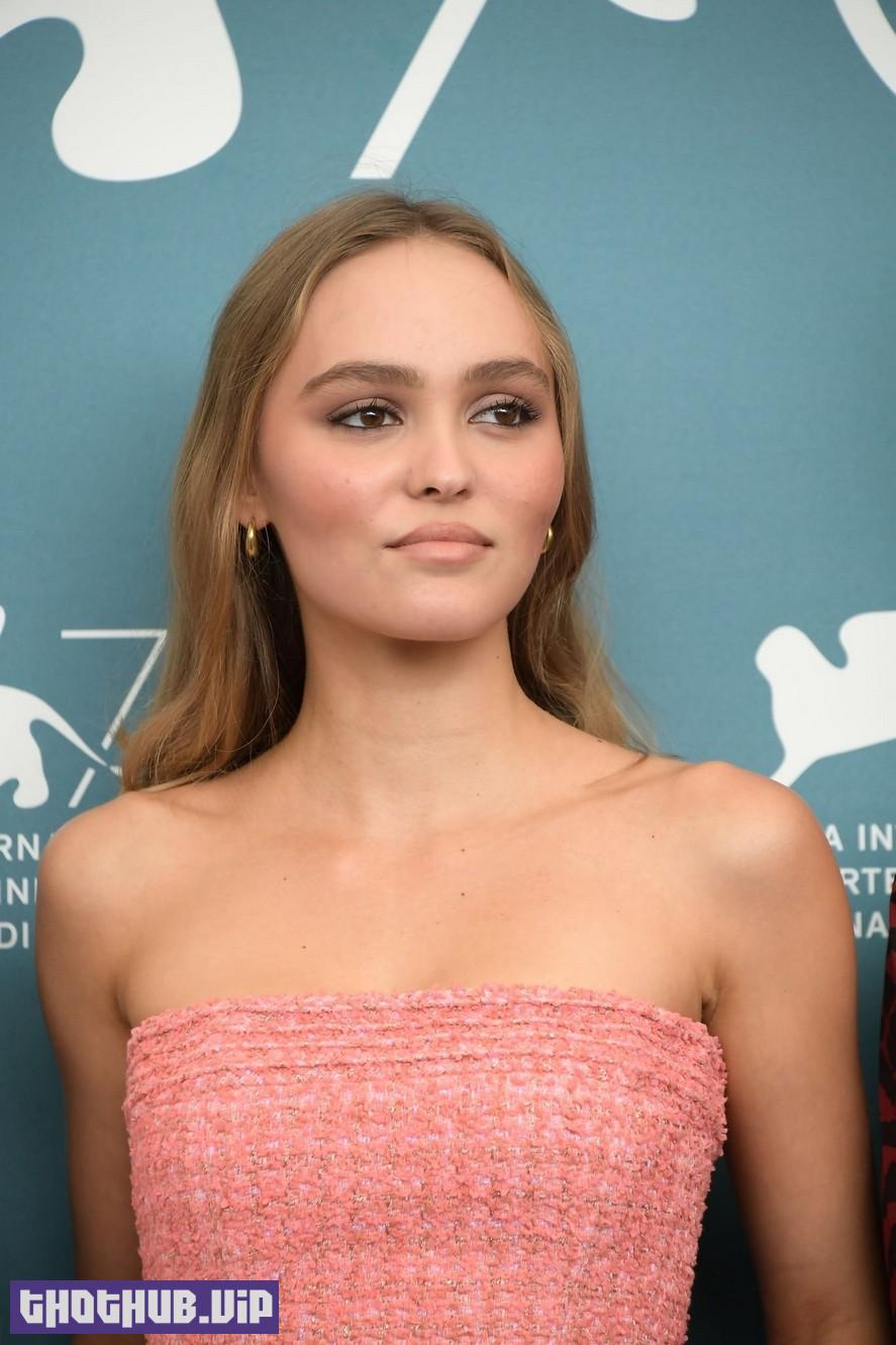 1663934043 217 Lily Rose Depp In A Pink Dress At The Venice Film