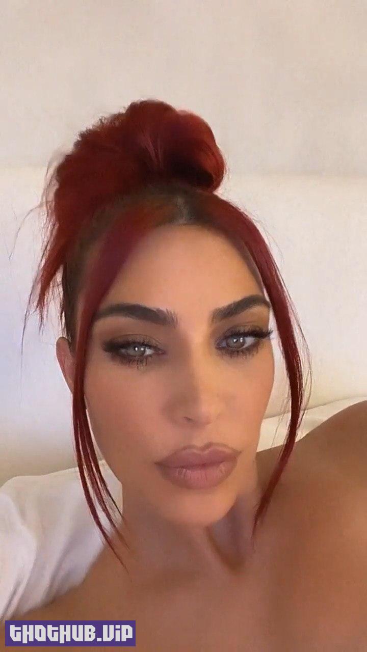 Kim Kardashian Sexy Redhead Bitch 10 Deleted Photos And Videos
