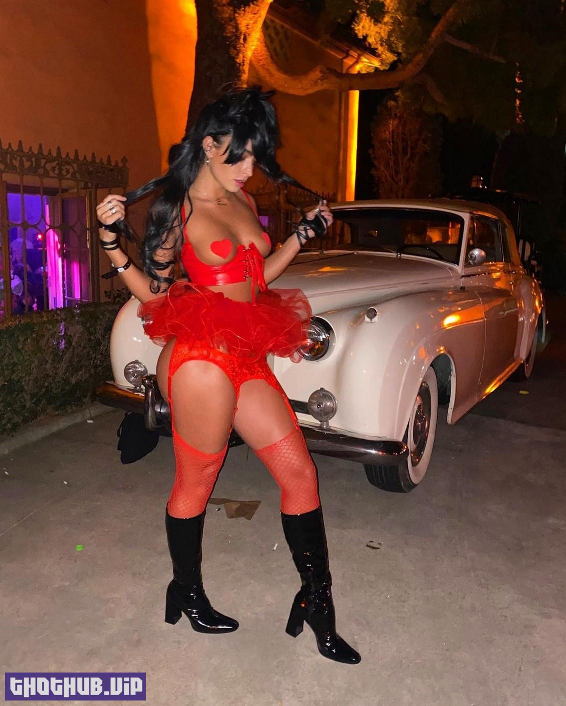 Sommer Ray Topless For Halloween 2021 