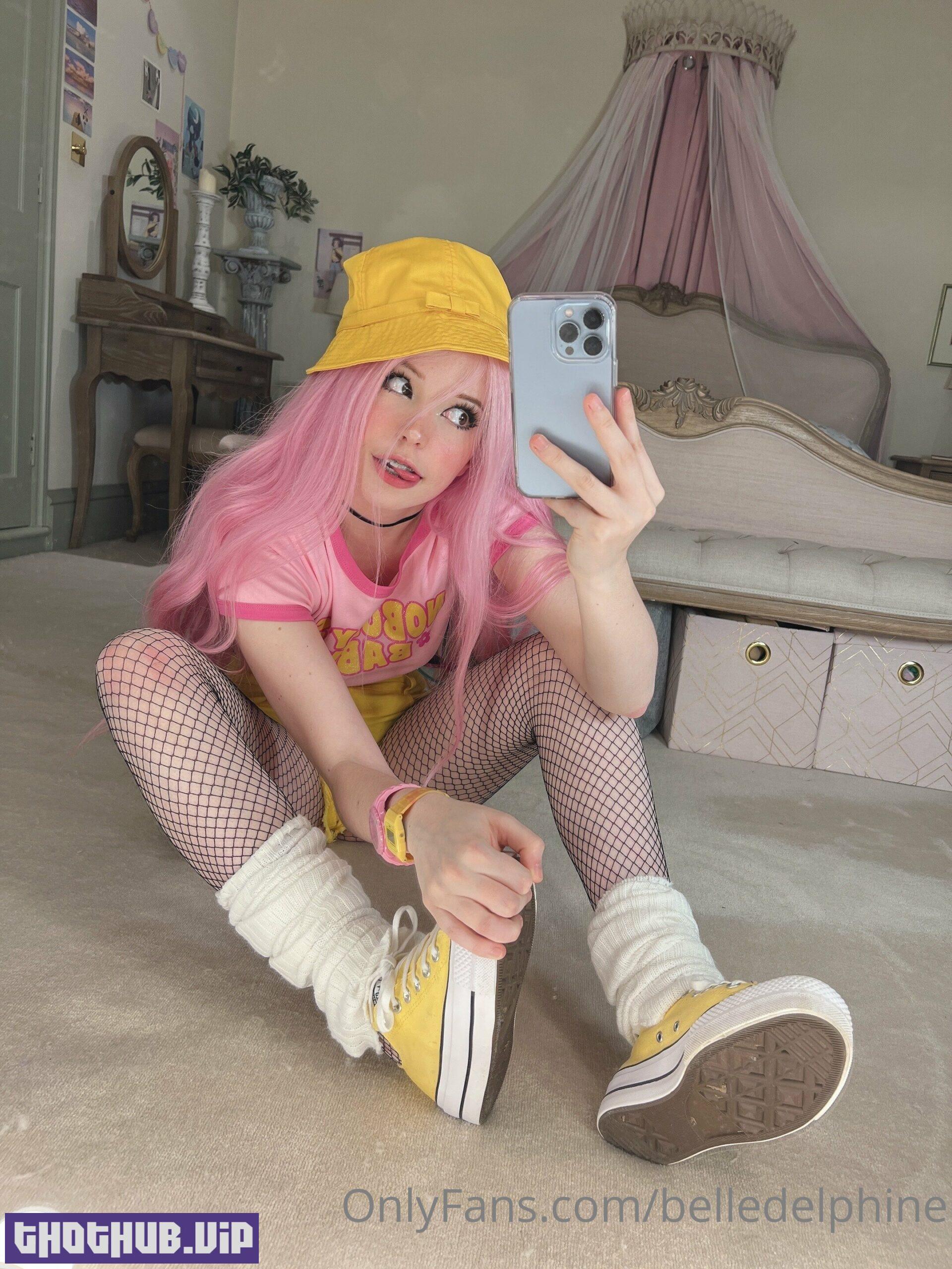 1667572836 377 Top Sexy Belle Delphine Yellow Hat Nude NSFW Porn Leak