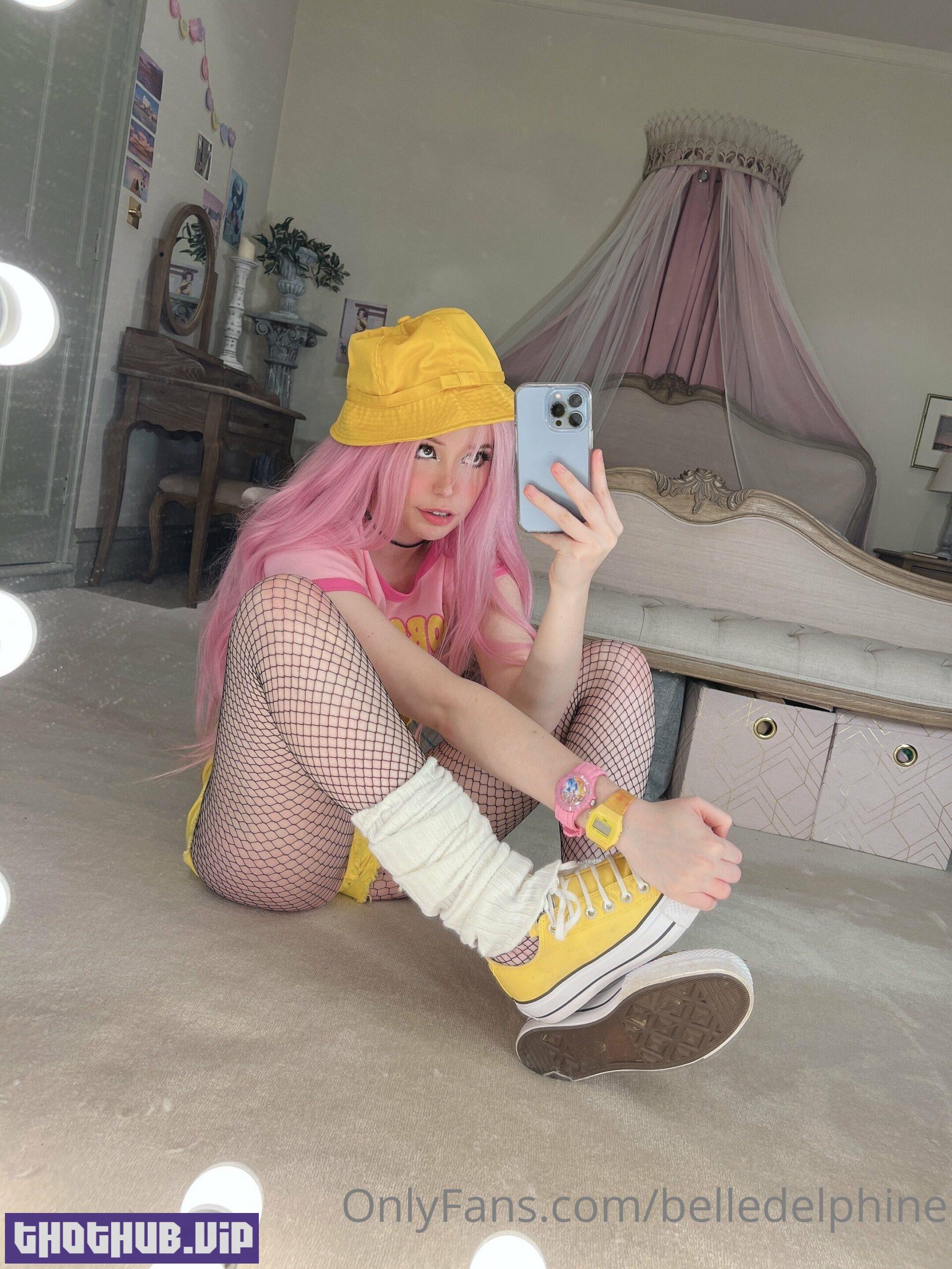 1667572851 543 Top Sexy Belle Delphine Yellow Hat Nude NSFW Porn Leak