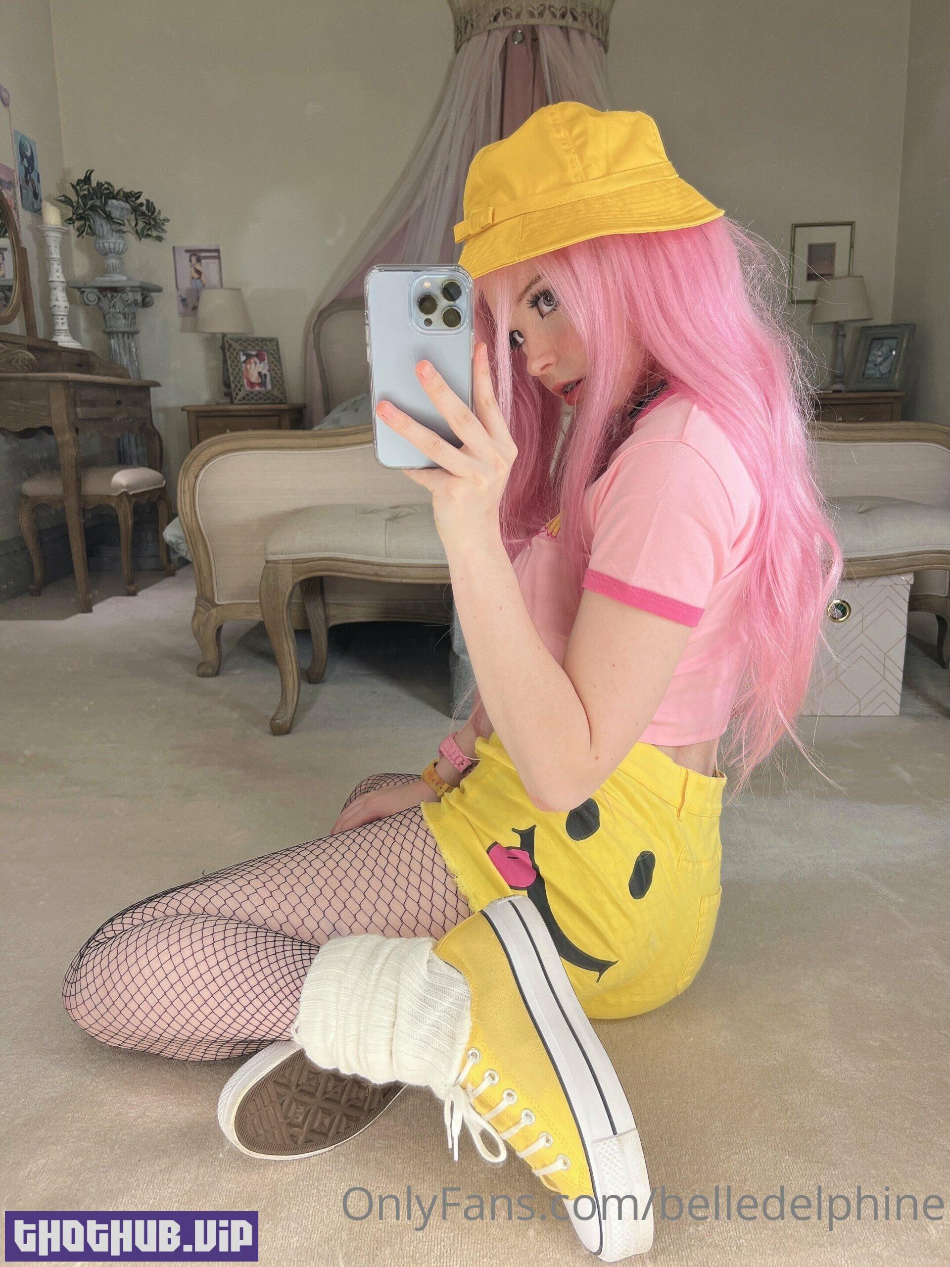 1667572860 625 Top Sexy Belle Delphine Yellow Hat Nude NSFW Porn Leak