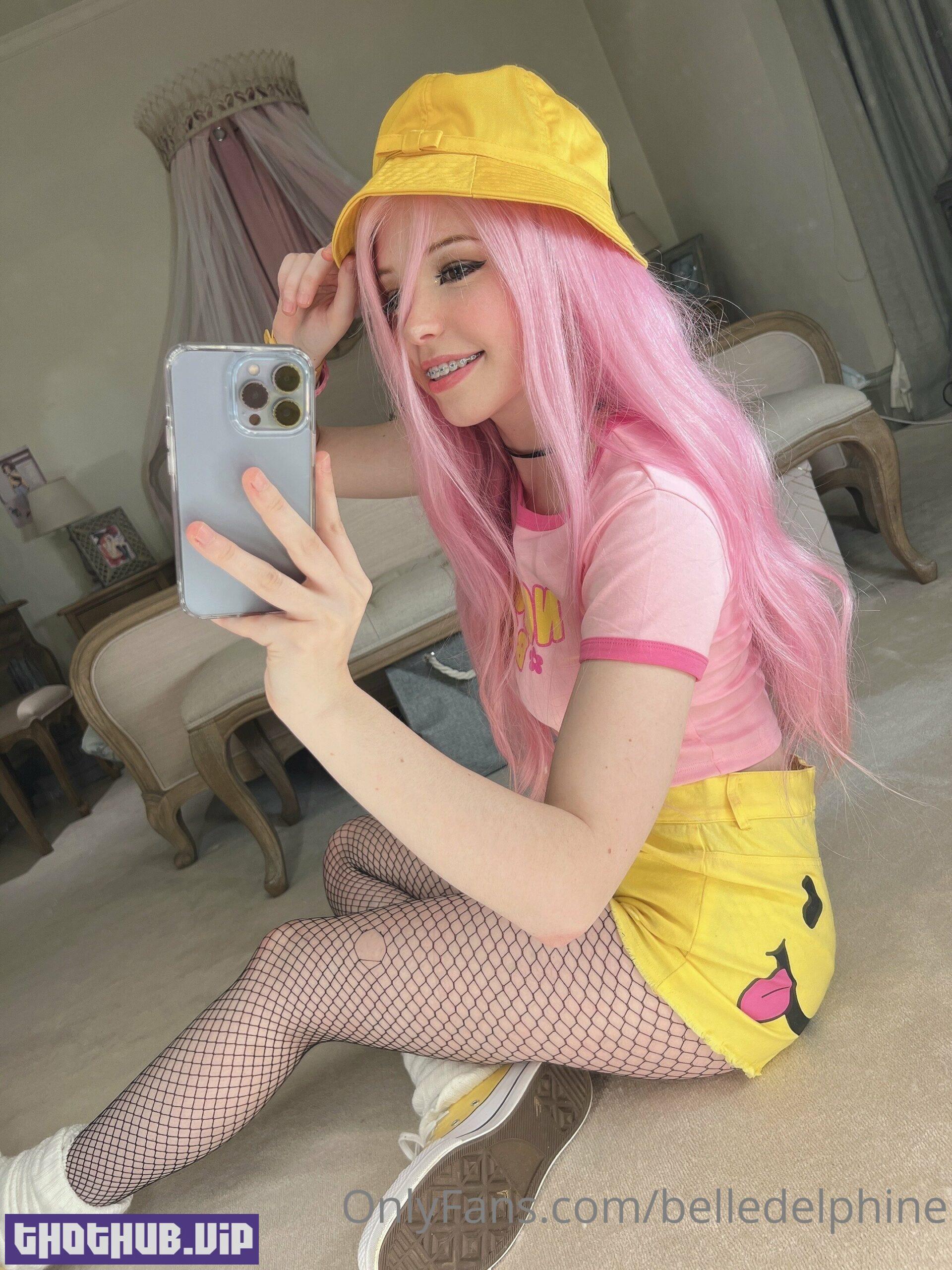 1667572864 777 Top Sexy Belle Delphine Yellow Hat Nude NSFW Porn Leak