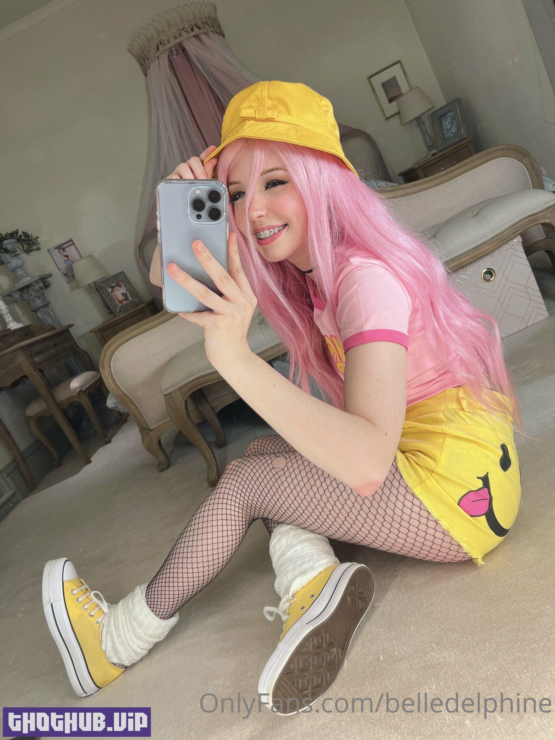 1667572875 708 Top Sexy Belle Delphine Yellow Hat Nude NSFW Porn Leak