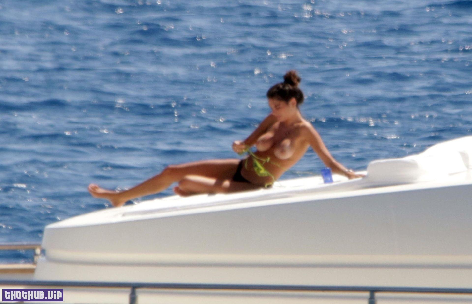 Francesca Sofia Novello Topless in Formentera