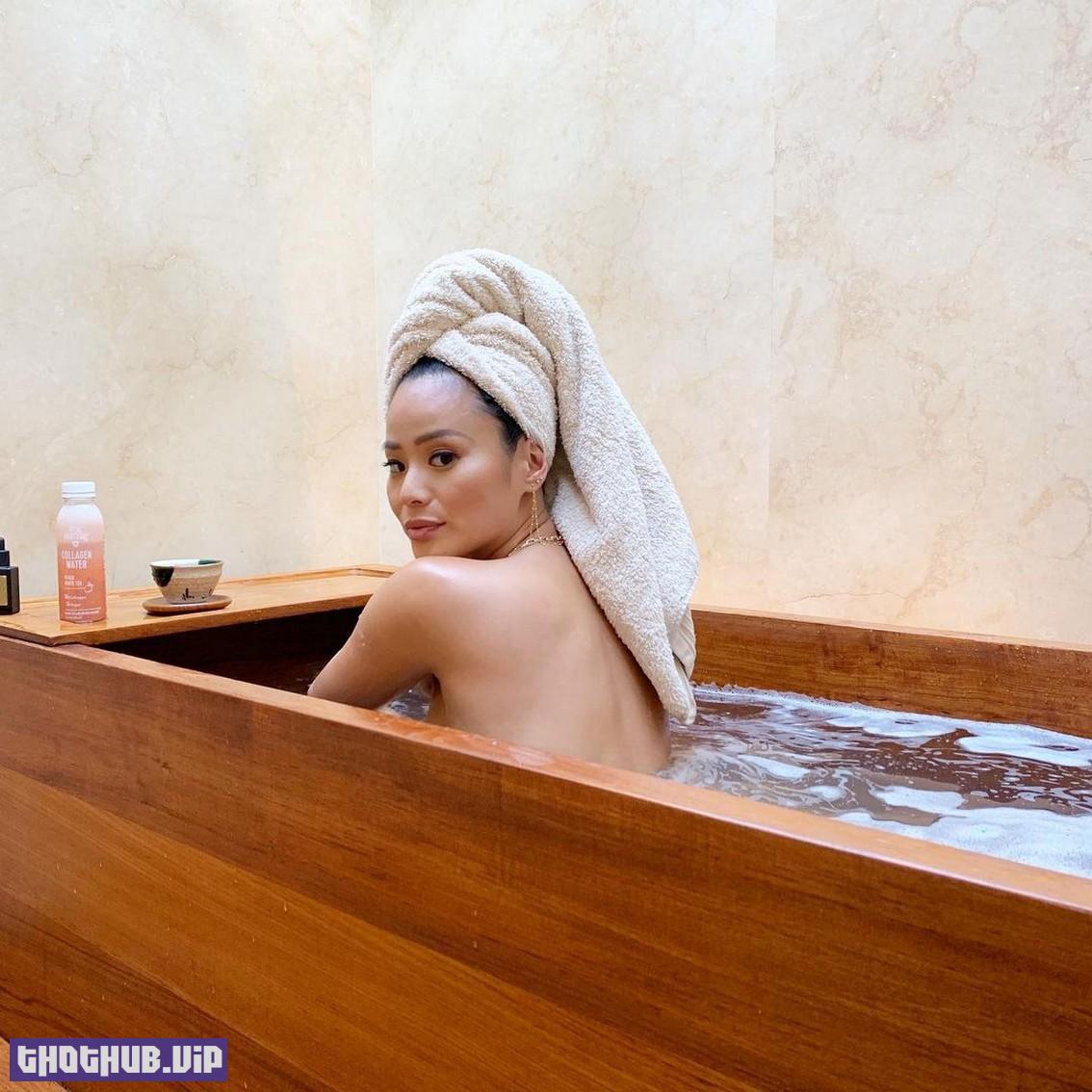 Jamie Chung Topless Leaked In Bath