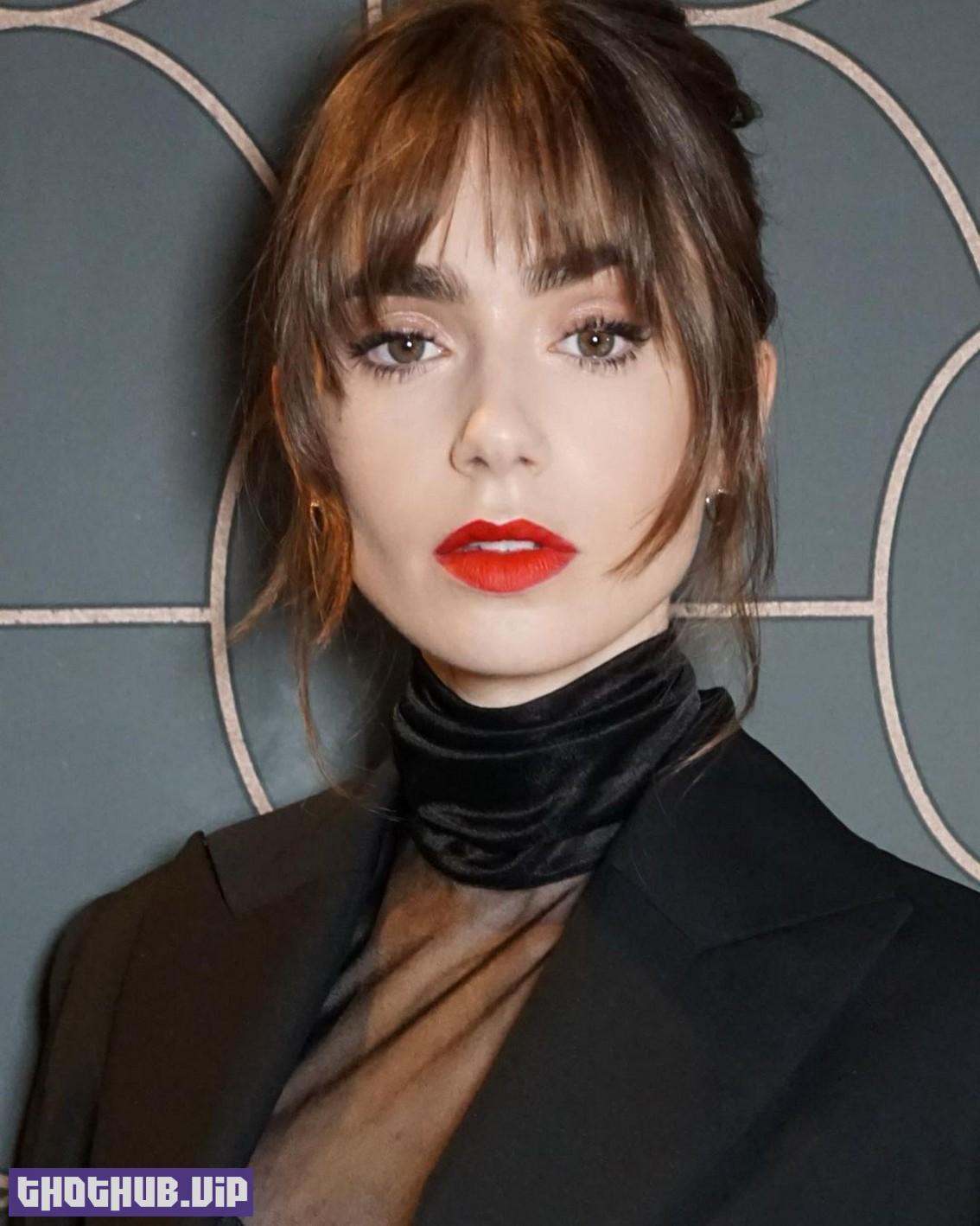 1670066040 271 Lily Collins Sexy In Stockings 8 Photos And Video