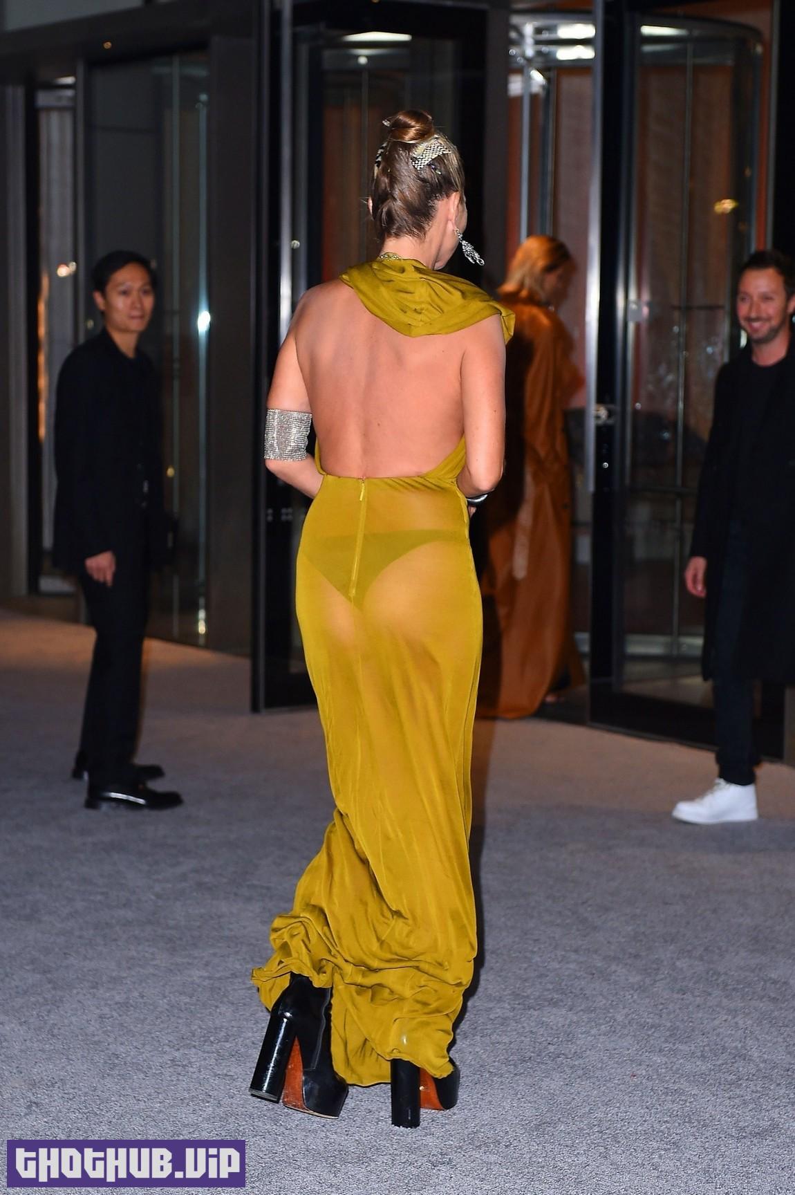 Kate Moss See Through Bare Back