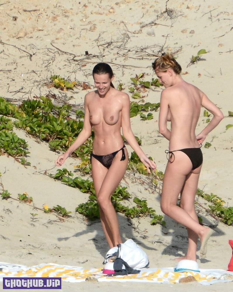 Edita Vilkeviciute Topless On The Beach