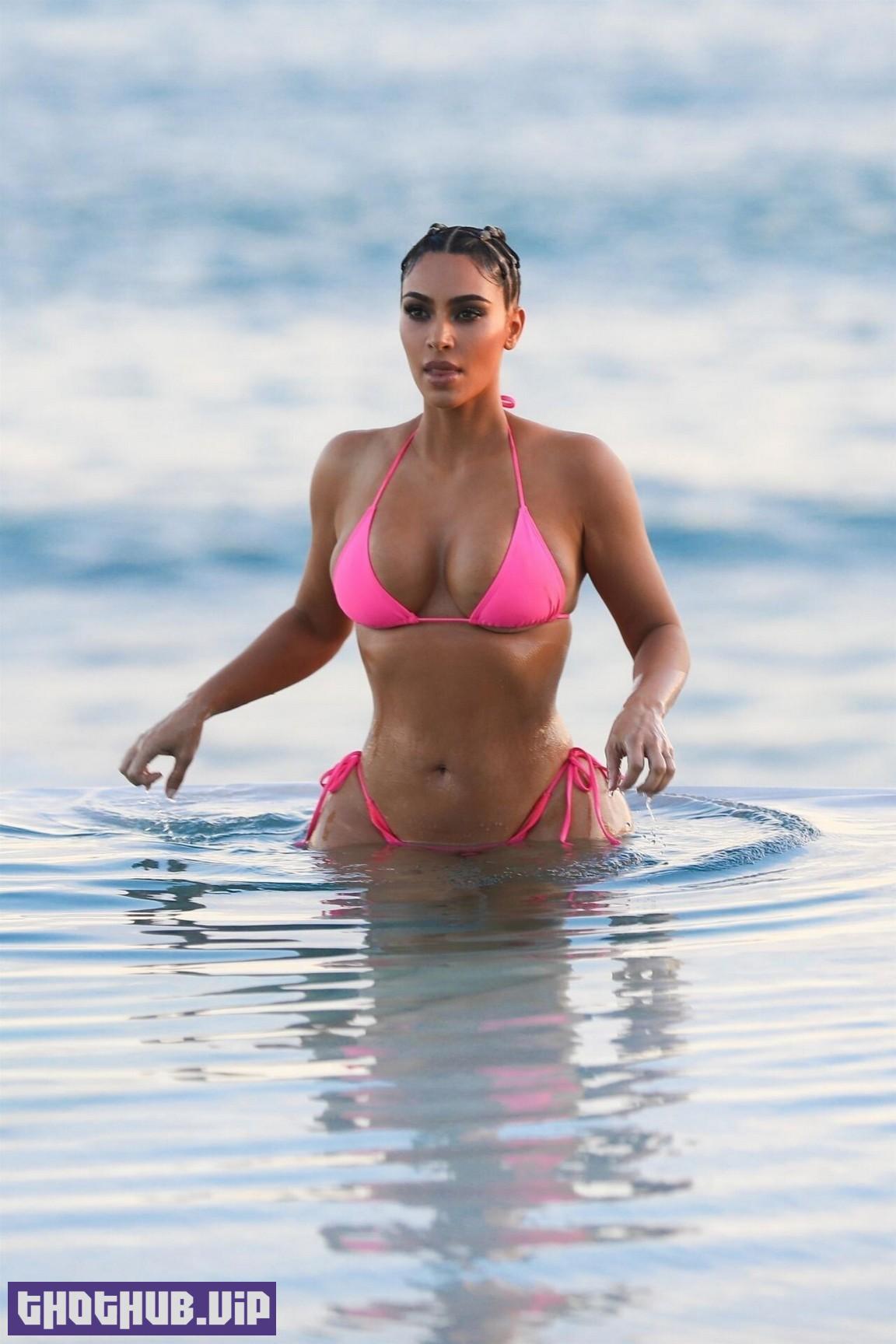 1684299288 316 Kim Kardashian Sexy Pink Bikini In Cabo San Lucas 22