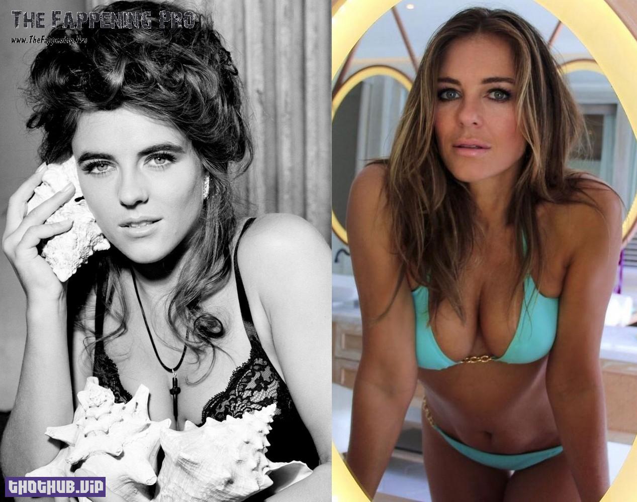 Elizabeth Hurley Nude In 1992 And Today