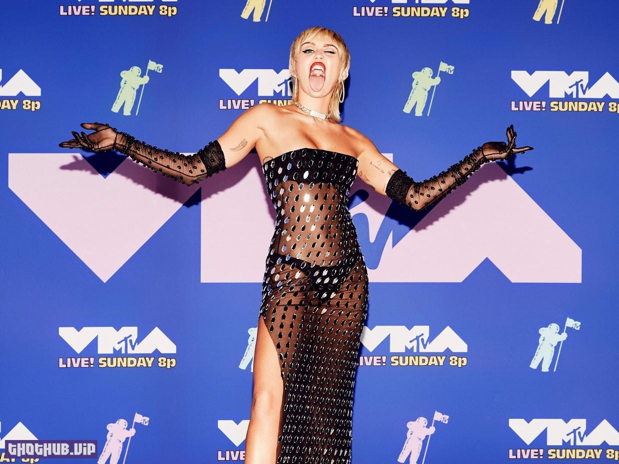1689268505 44 Miley Cyrus In See Through Dress On MTV VMA And