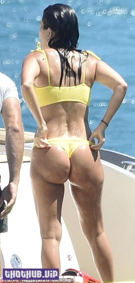 Kourtney Kardashian Yellow Bikini