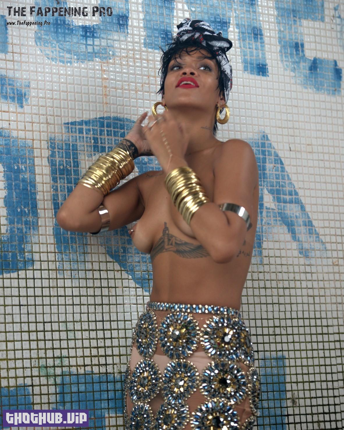 Rihanna Nude In Vogue Brazil 2014