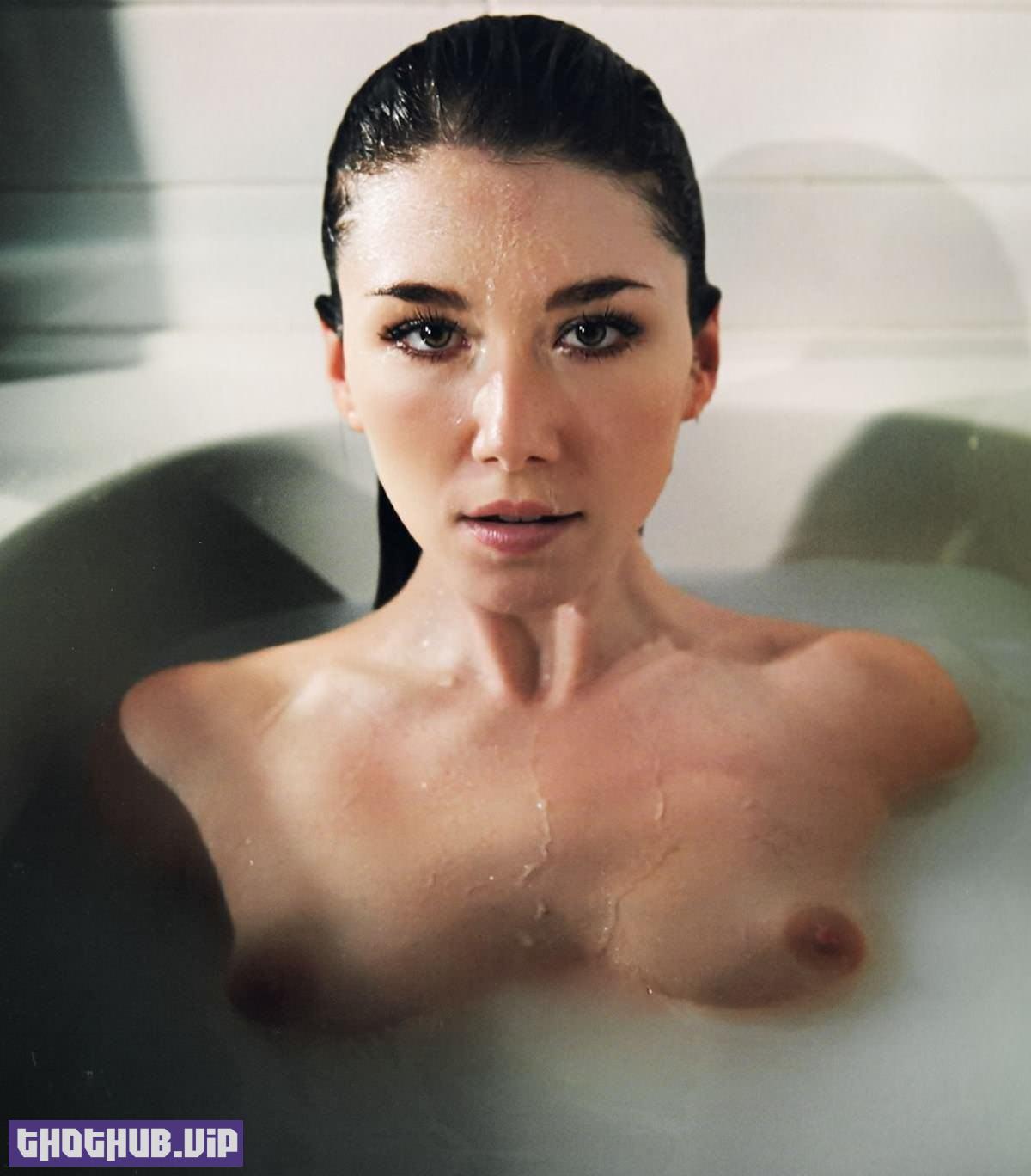 Jewel Staite Naked in Bath
