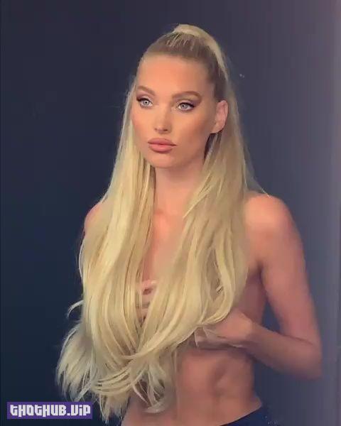 Elsa Hosk Nude screen from her video