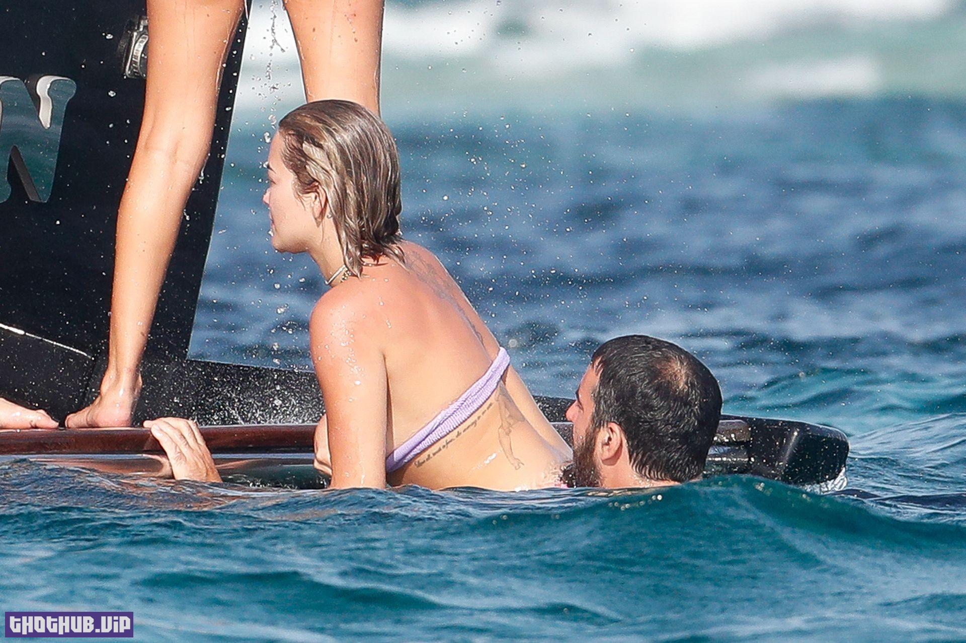 1697602592 747 Rita Ora Nude Boobs On A Yacht With Romain Gavras