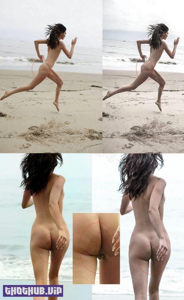 Kendall Jenner's Nude Pics Before And After Retouching