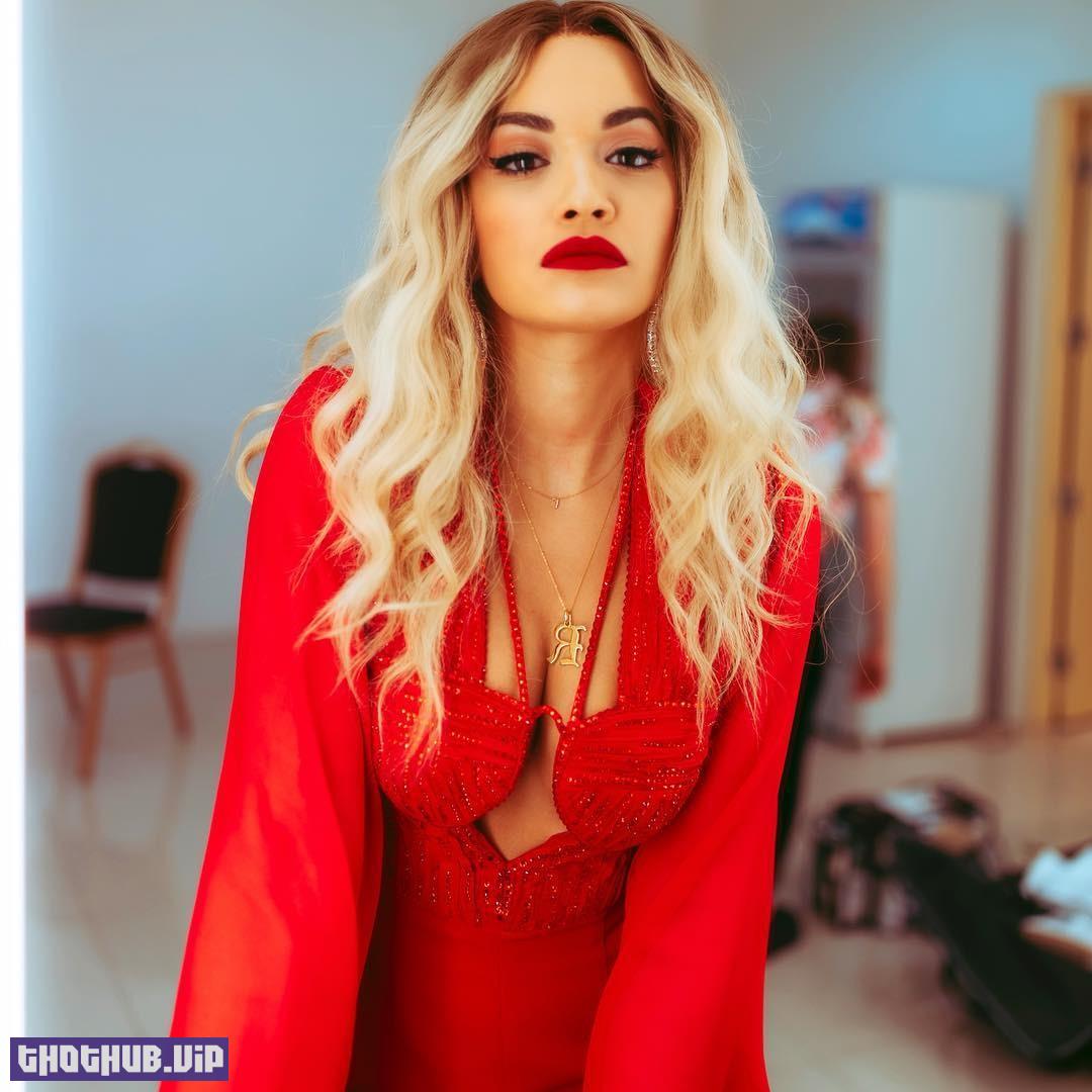 Rita Ora Sexy In Red
