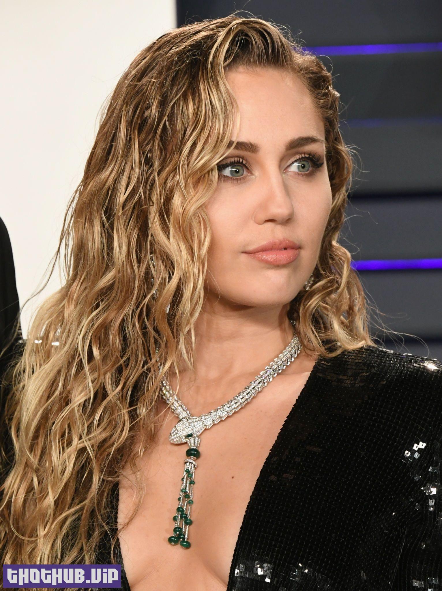 1701653894 385 Miley Cyrus TheFappening Sexy Sideboobs at Oscar Party