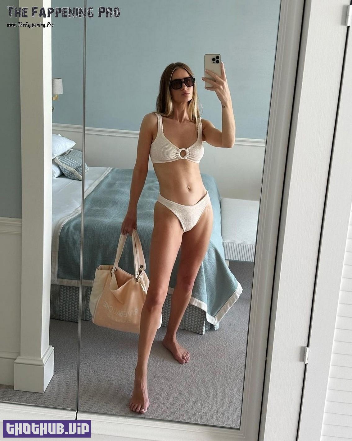 Rosie Huntington-Whiteley Sexy In Hunza G Bikini