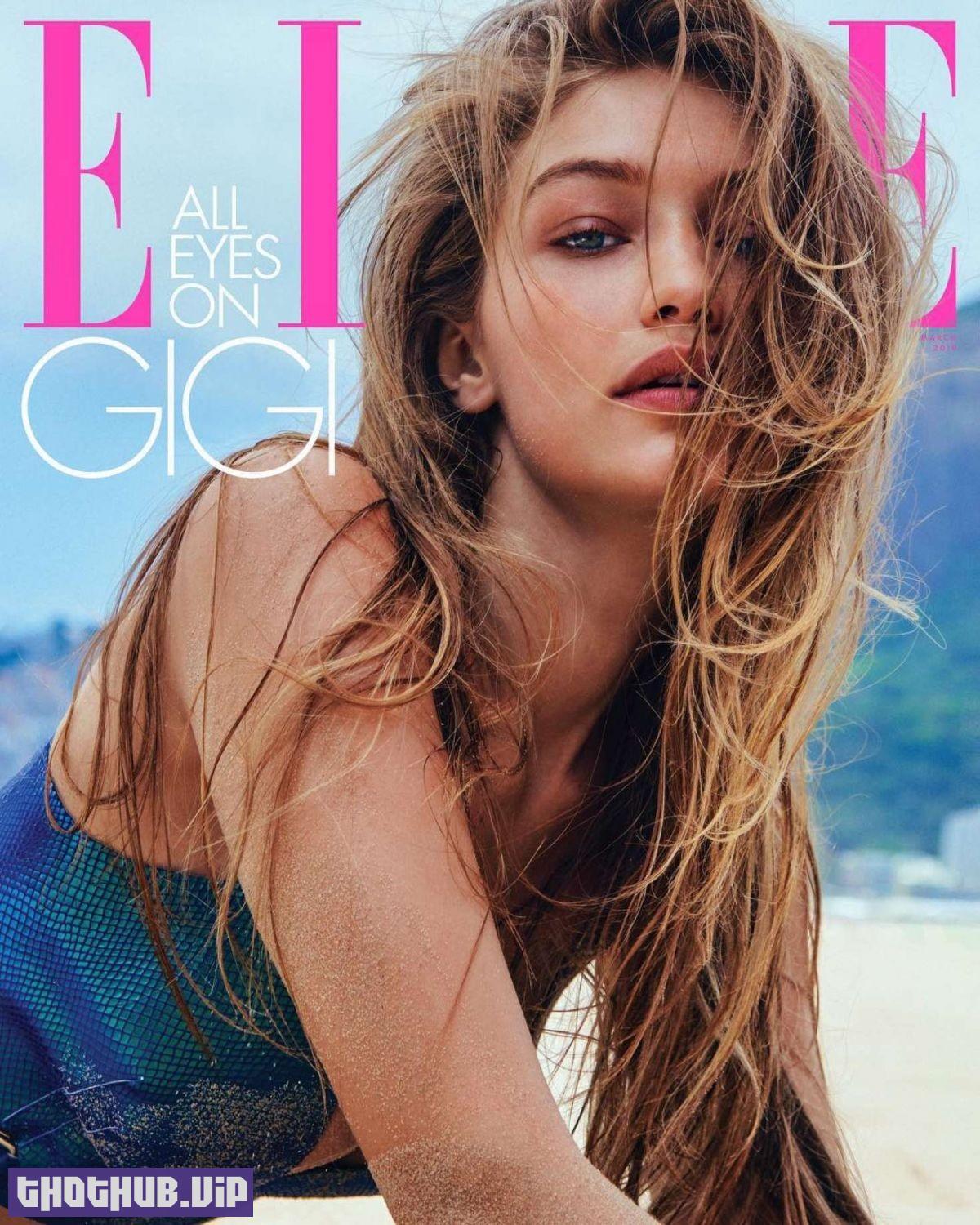 1706222293 505 Gigi Hadid Fappening Topless And Sexy For Elle 2019