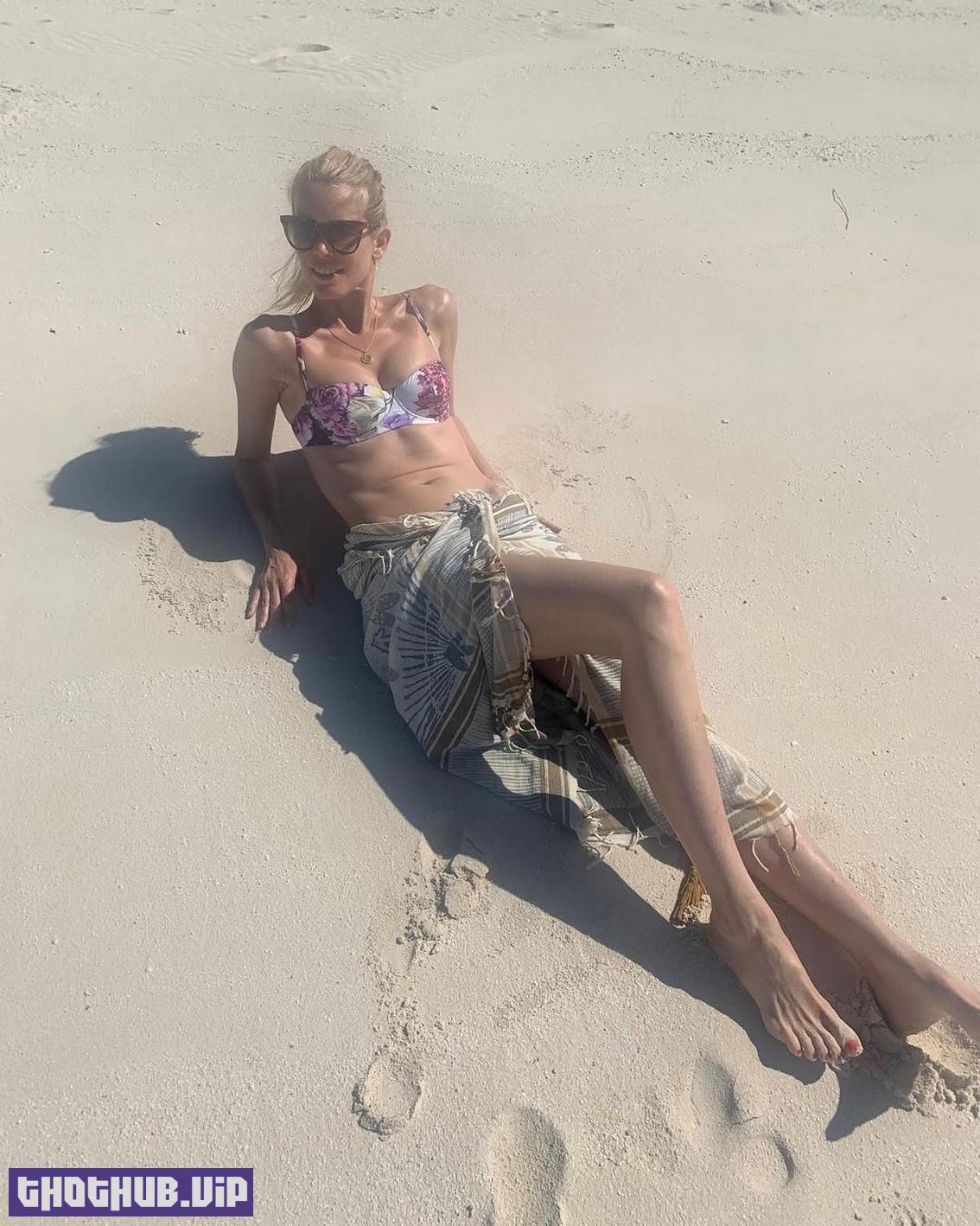 Claudia Schiffer Bikini At 51
