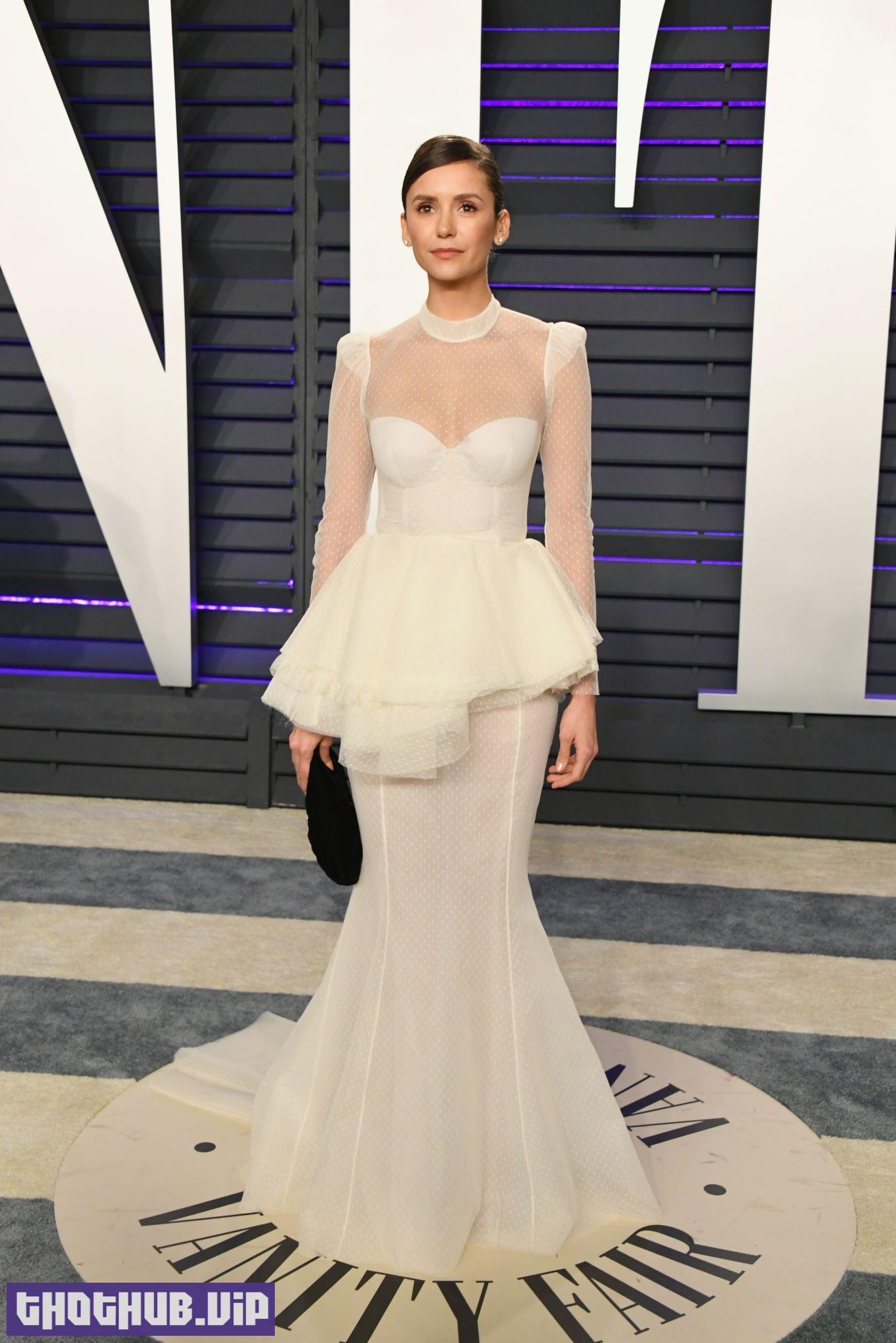 1709634105 159 Nina Dobrev Sexy in White at Oscar Party