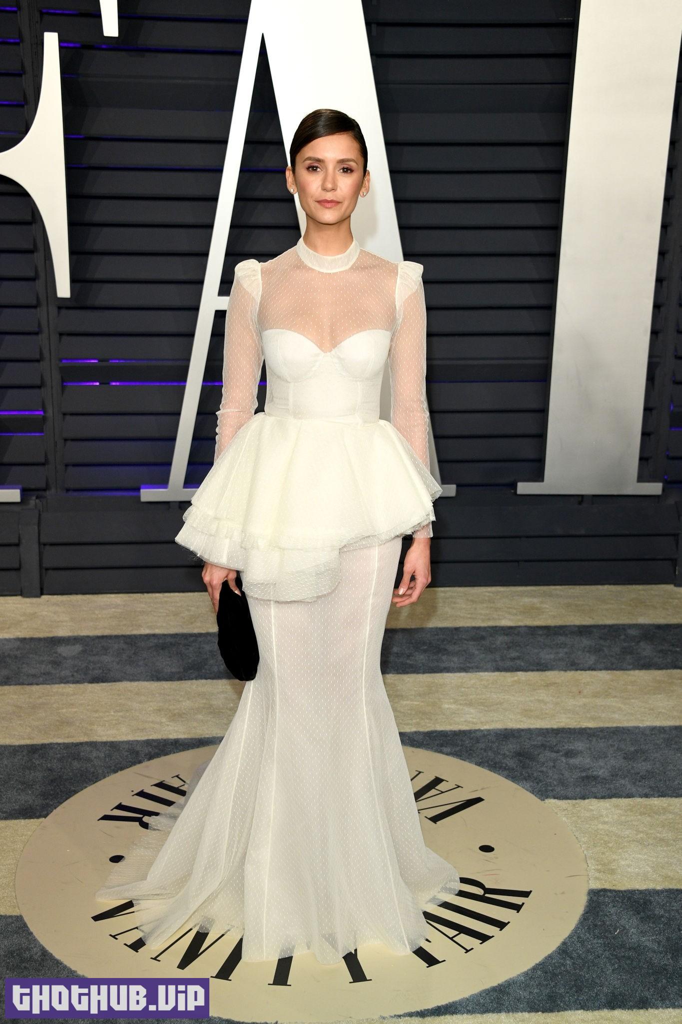 1709634211 104 Nina Dobrev Sexy in White at Oscar Party